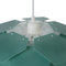 Beliani Pendant Lamp Green Plastic Pine Cone Shade Hanging Lamp