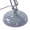 Beliani Floor Lamp Grey Metal 175H cm Swing Extending Arm Foldable Industrial Modern