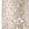 Beliani Floor Lamp White Metal Cylindrical Shape 60 cm Floral Pattern Glam