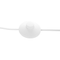 Beliani Floor Lamp White Metal Cylindrical Shape 60 cm Floral Pattern Glam