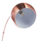 Beliani Floor Lamp Copper Colour Metal 210 cm Adjustable Lampshade Industrial