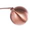 Beliani Floor Lamp Copper Colour Metal 210 cm Adjustable Lampshade Industrial