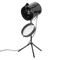 Beliani Table Lamp Black Colour Metal 3 Legs Adjustable Lampshade