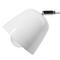 Beliani Table Lamp White Colour Metal Adjustable Lampshade Minimalistic