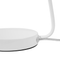 Beliani Table Lamp White Colour Metal Adjustable Lampshade Minimalistic