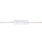 Beliani Table Lamp White Colour Metal Adjustable Lampshade Minimalistic