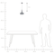 Beliani Pendant Lamp Grey Colour Metal Matt Round Shape 1 Light Industrial