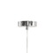 Beliani Pendant Lamp Silver Metal Drum Shape Metalwork Moroccan Style