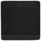 Beliani 2 Seater Sofa Loveseat Black Split Leather Upholstery Chromed Legs Retro Design