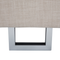 Beliani Corner Sofa Beige Fabric Upholstery Right Hand Orientation with Adjustable Headrests