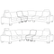 Beliani Corner Sofa Beige Fabric Upholstery Right Hand Orientation with Adjustable Headrests