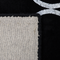 Beliani YELKI - Laagpolig vloerkleed - Zwart - 160 x 230 cm - Viscose