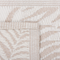 Beliani Outdoor Rug Mat Beige Synthetic 60 x 105 cm Palm Leaf Floral Pattern Eco Friendly Modern