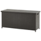 Beliani Outdoor Storage Box Brown Faux Rattan Garden Deck Cushion Chest 126 x 46 cm