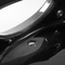 Beliani Corner Whirlpool Bath Black Sanitary Acrylic with LED Lights 10 Massage Jets Modern Style