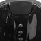 Beliani Corner Whirlpool Bath Black Sanitary Acrylic with LED Lights 10 Massage Jets Modern Style