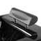 Beliani Whirlpool Bath Black Sanitary Acrylic Padded Headrests LED 172 x 83 cm