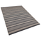 Beliani Outdoor Area Rug Beige Black Recycled Polypropylene 160 x 230 cm Striped Pattern Terrace