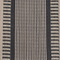 Beliani Outdoor Area Rug Beige Black Recycled Polypropylene 160 x 230 cm Striped Pattern Terrace