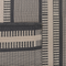 Beliani Outdoor Area Rug Beige Black Recycled Polypropylene 160 x 230 cm Striped Pattern Terrace