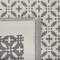 Beliani Outdoor Area Rug Grey Recycled Polypropylene 160 x 230 cm Pattern Terrace Balcony