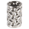 Beliani Bathroom Accessories Set Silver Ceramic Glam Soap Dispenser Toilet Brush Tumblers