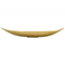 Beliani Decorative Bowl Gold Metal Aluminium Leaf Shape Minimalist Glamour