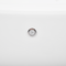 Beliani Freestanding Whirlpool Bath White Acrylic 1680 x 800 mm LED Lights Oval Single Water Jets