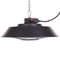 Beliani Hanging Outdoor Patio Heater Black Metal 1500 W Ceiling Infrared Patio Garden Gazebo Outside