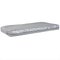 Beliani Hot Tub Grey Acrylic 200 x 200 cm 31 Jets Aluminium Exterior with LED Heating