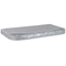 Beliani Hot Tub Grey Acrylic 200 x 200 cm 31 Jets Aluminium Exterior with LED Heating