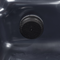 Beliani Hot Tub Grey Acrylic 200 x 200 cm 31 Jets Aluminium Exterior with LED Heating