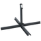 Beliani Outdoor Umbrella Cross Base Steel Garden Accessory