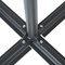Beliani Outdoor Umbrella Cross Base Steel Garden Accessory