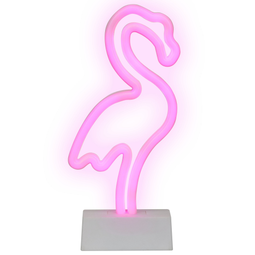 Beliani Set of 3 LED Neon Signs Multicolour PVC Lights Batteries Operated Decorative Lights