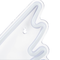 Beliani Wall LED Neon Light Angel Wings White PVC Wall Mount Lights Decorative Light