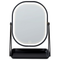 Beliani Lighted Makeup Mirror Silver Metal 20 x 22 cm Dressing Table LED Mirror Decorative