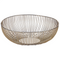 Beliani Set of 3 Decorative Bowls Gold Metal Round Accent Bowl Openwork Design