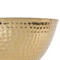 Beliani Set of 3 Decorative Bowls Gold Metal Hammered Finish Round Accent Bowl Design