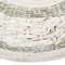 Beliani Wall Mirror Natural Light Wood Bamboo ø 61 Round Decorative Wall Mounted Accent Piece
