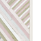 Beliani Wall Décor Mosaic Glass Striped Pattern Modern Minimalist Accessory