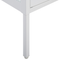 Beliani Office Cabinet White Steel 90 x 35 x 150 cm Metal 2 Doors Glass Front and Sides Display