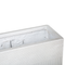 Beliani Plant Pot Planter White Fibre Clay Rectangle 80x30x92 cm Outdoor Indoor