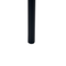 Beliani Set of 4 Dining Chairs Plastic Black Indoor Outdoor Garden Stacking Minimalistic Style