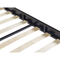 Beliani Bed Frame Black Metal 180 x 200 cm Super King Size Plywood Slats Industrial Minimalist