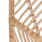 Beliani Room Divider Natural Light Rattan Frame 3 Panels Folding Decorative Wicker Screen Partition