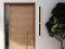 Beliani Outdoor LED Wall Light Lamp Black 80 cm Steel Acrylic with Motion Sensor Modern Design