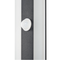 Beliani Outdoor LED Wall Light Lamp Black 80 cm Steel Acrylic with Motion Sensor Modern Design