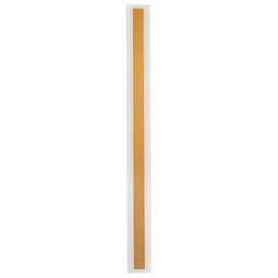 Beliani Outdoor LED Wall Light Lamp Gold 100 cm Steel AcrylicModern Design