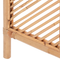 Beliani Room Divider Natural Rattan Frame 3 Panels Folding Decorative Wicker Screen Partition